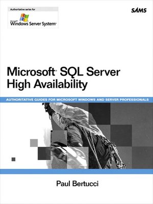 cover image of Microsoft SQL Server High Availability